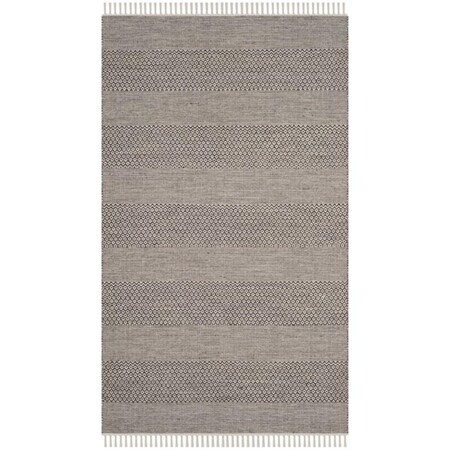 Safavieh Montauk 2 ft. 3 in. x 14 ft. Rectangle Area Rug Ivory & Anthracite MTK330N-214